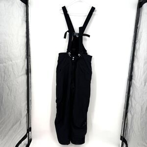 Rossignol Insulated Ski Pants Mens Black Snow Bib Suspenders US XL